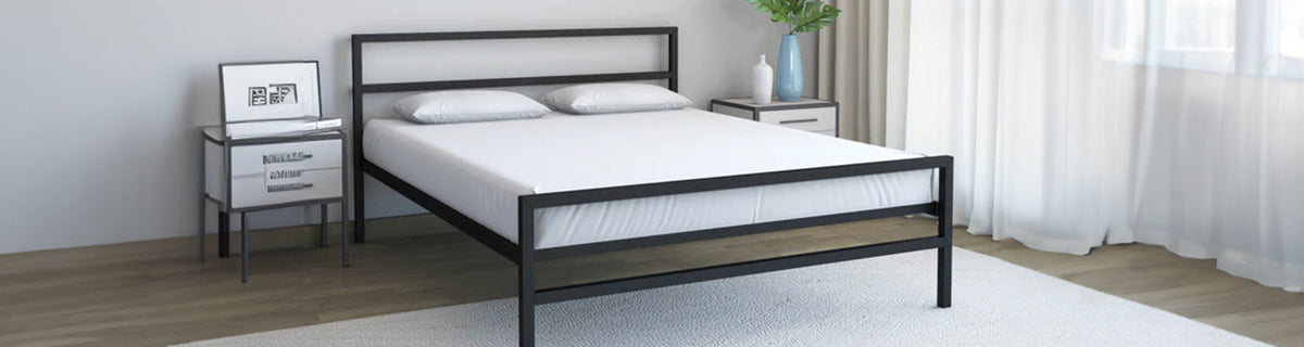 King size metal cot shop
