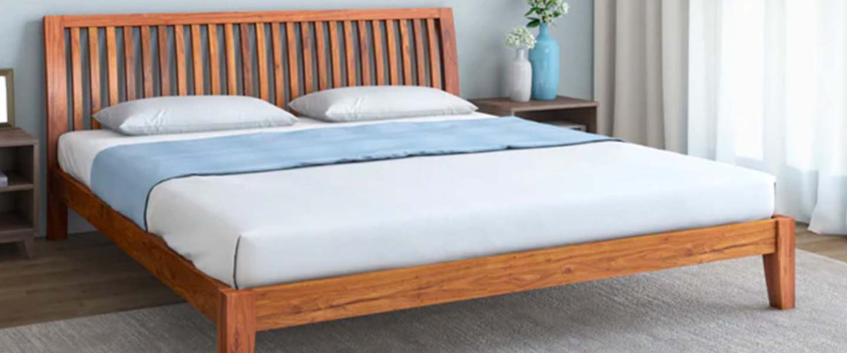 New wooden bed cheap