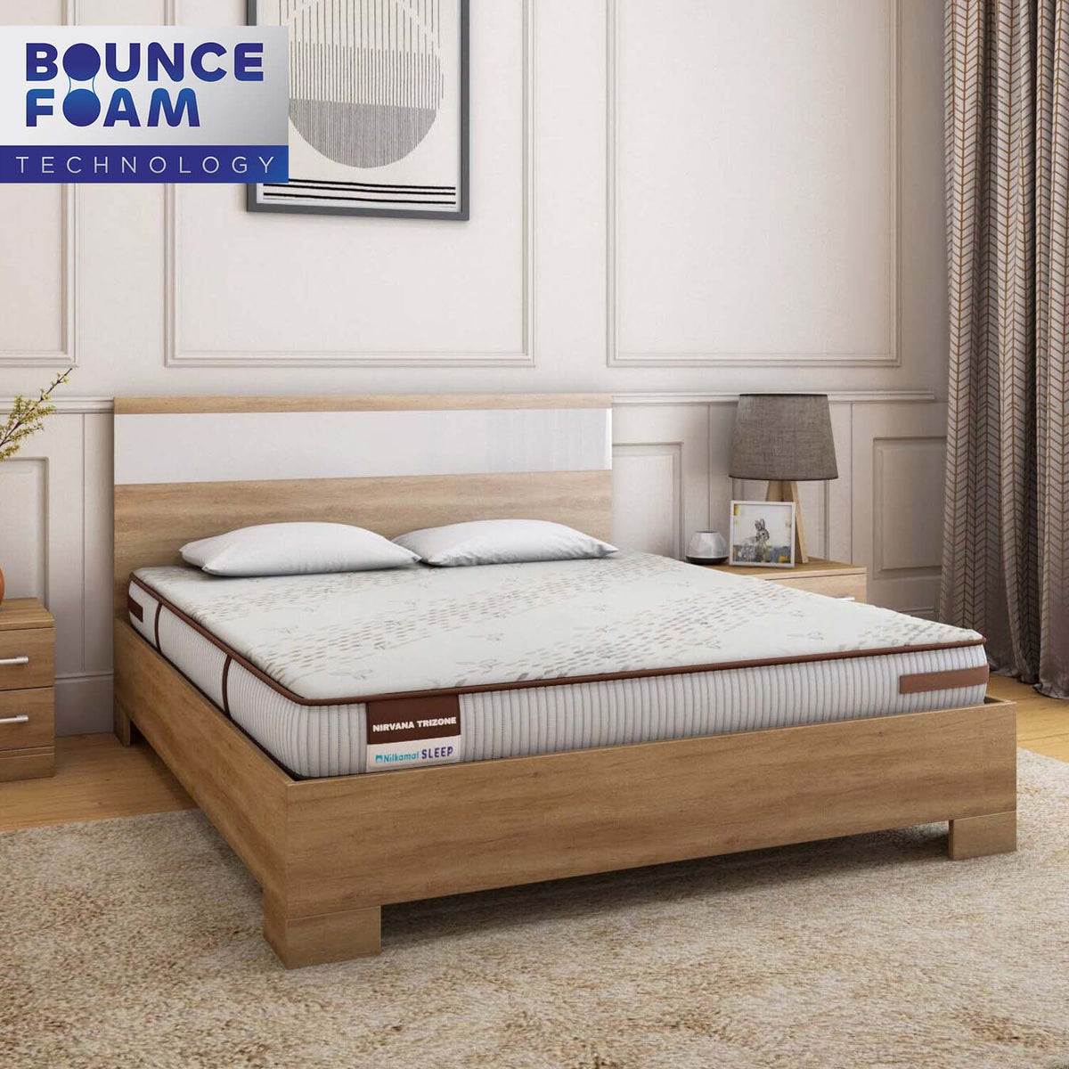 Buy Nirvana Trizone Bounce Foam Mattress Online At Best Price