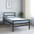 Striker Metal Bed - Black Single Size