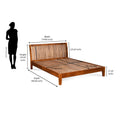 Nilkamal Sleep - Acacia Solid Wooden Bed Dimensions in Inch