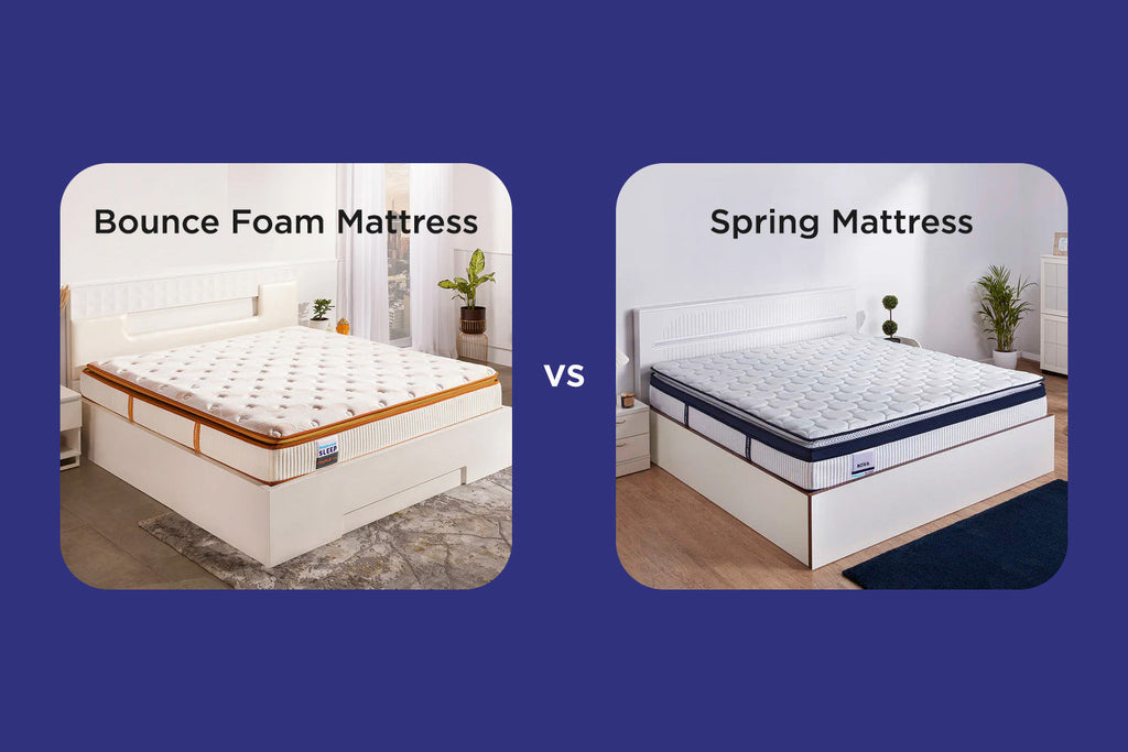 Bounce Foam Mattress VS Spring Mattress Which Is Better | Nilkamal Sleep