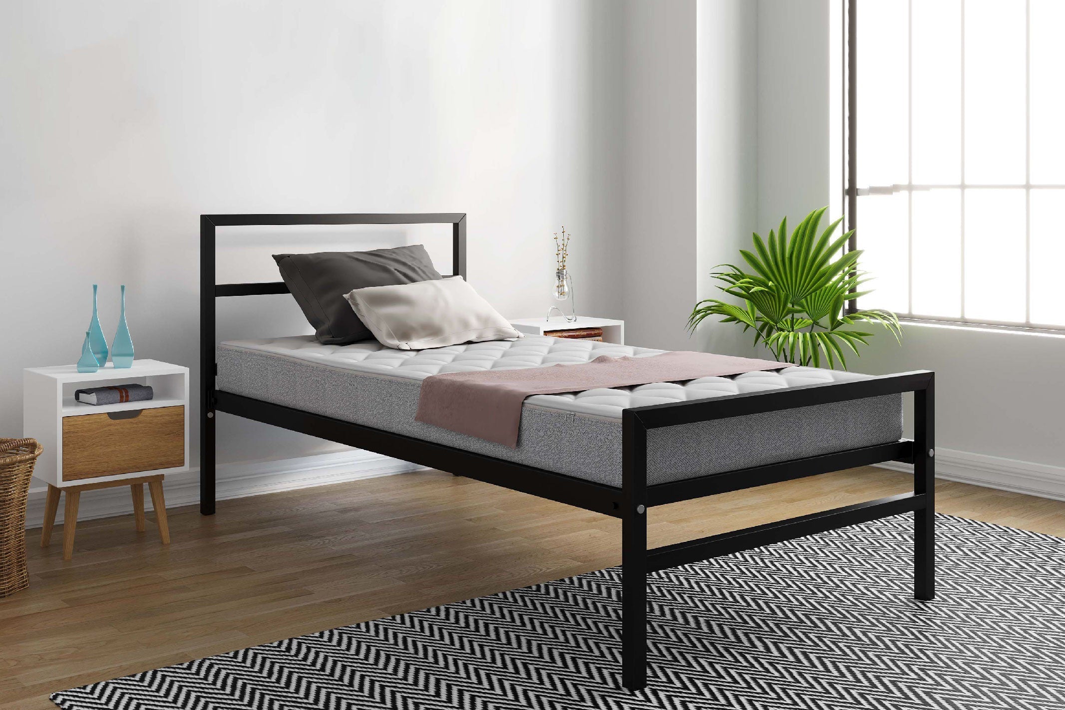 Picking the Perfect Metal Bed Frame is Simpler Than Ever! | Nilkamal Sleep, image size:2133x1423