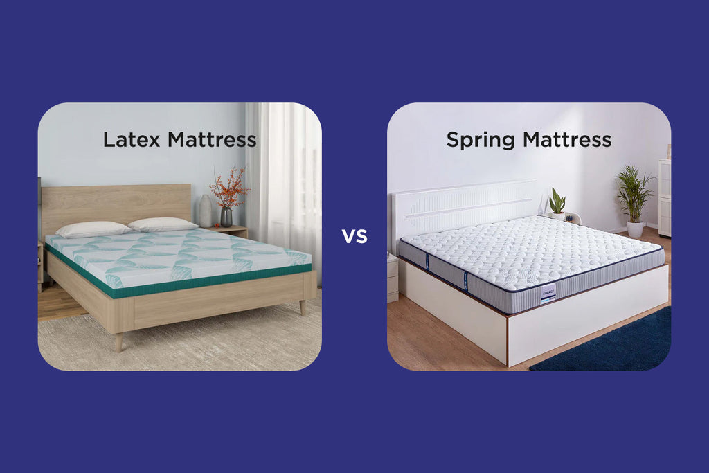 Latex Mattress vs Spring Mattress: Which is Best For You? | Nilkamal Sleep
