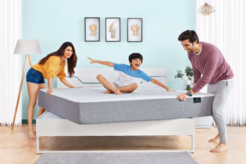 King size outlet memory foam bed