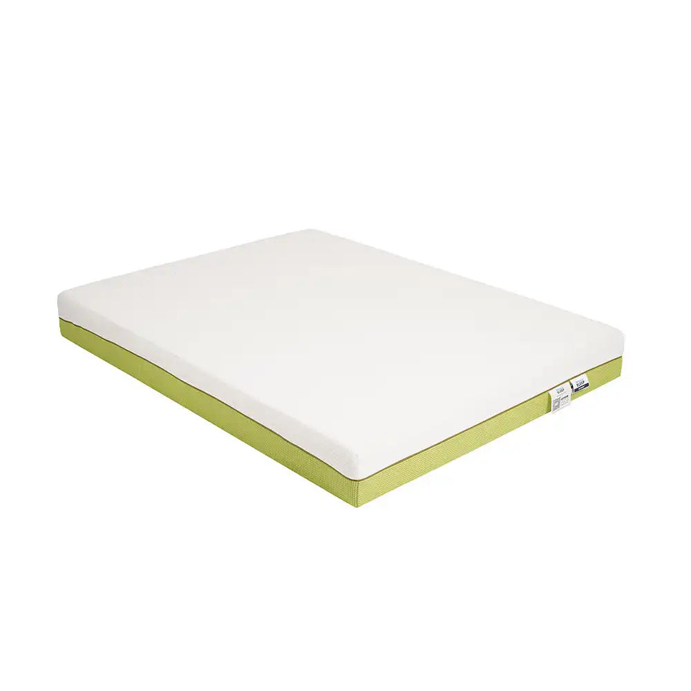 Grande Wood and Metal Hybrid Bed (Grey) + ECOAIR Latex Mattress (King)