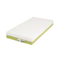 Striker Metal Bed (White) + ECOAIR Latex Mattress (Single)