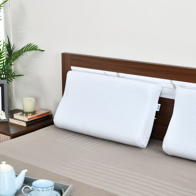 Flexi Gel Memory Foam Contour Pillow - Set of 1