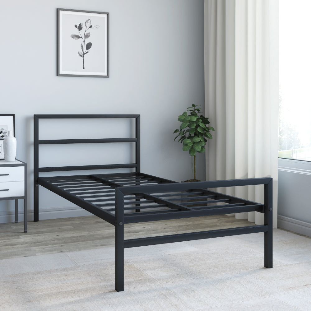 Striker_Metal_Bed_Black_single