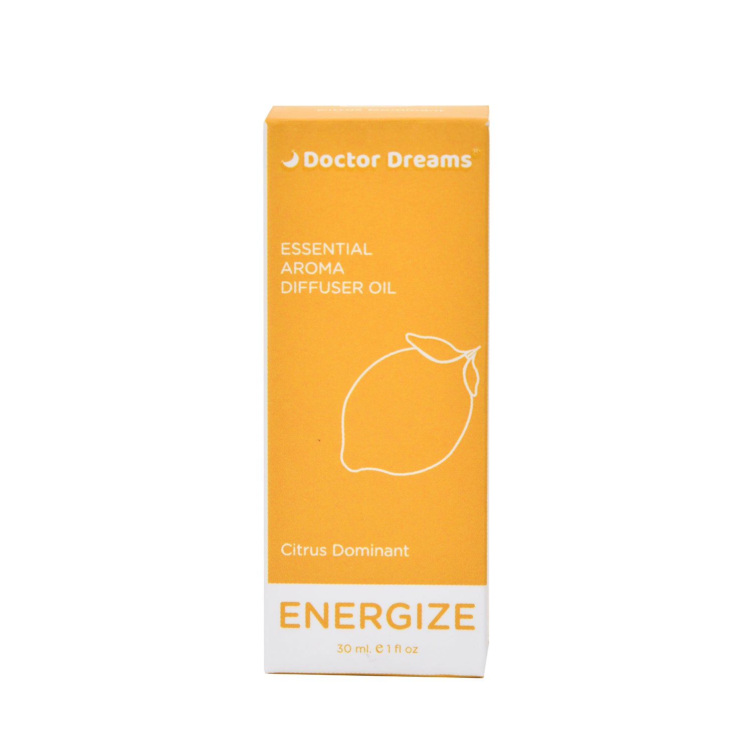 Citrus-rich essential aroma oil (energize)