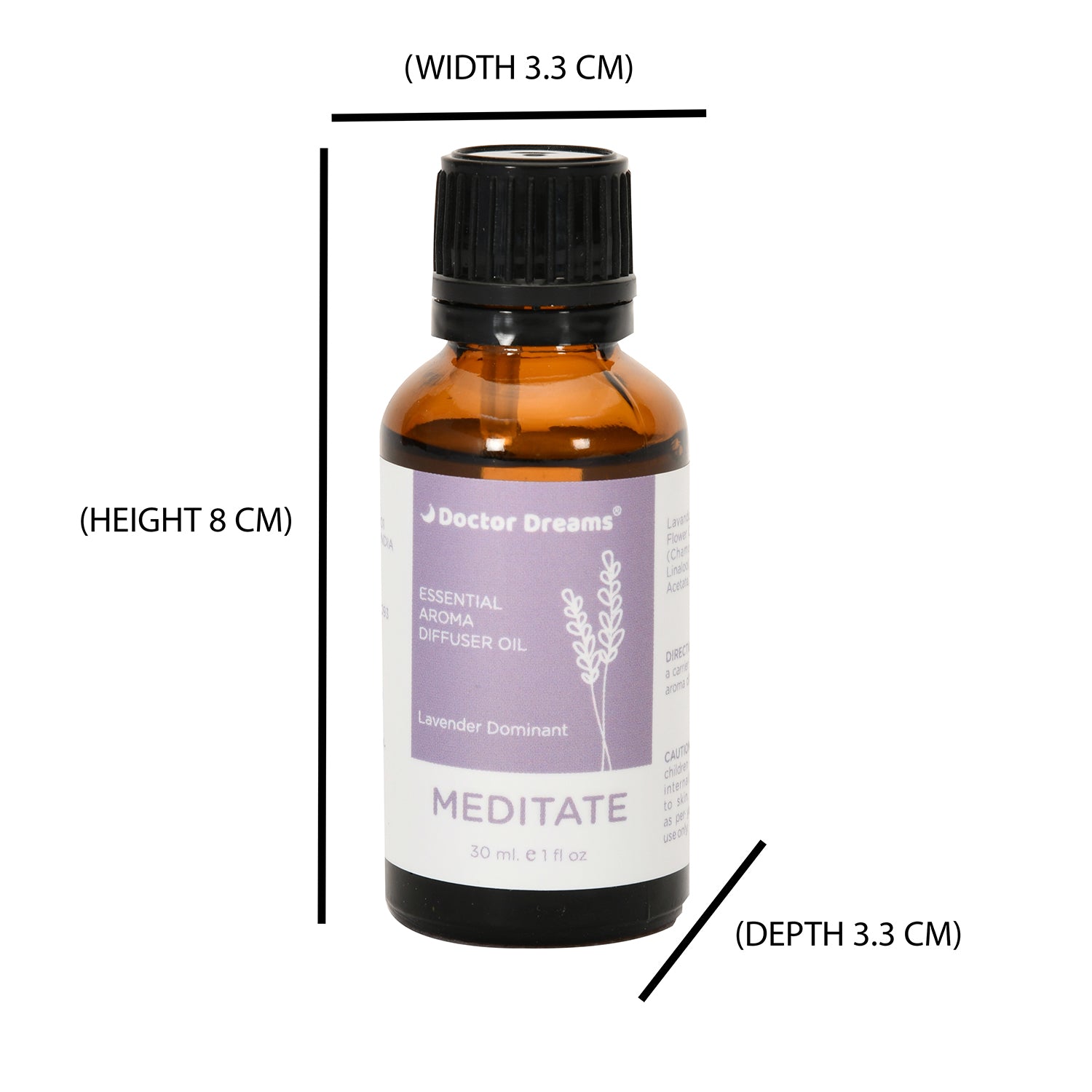 Lavender-Based Essential Aroma Oil (Meditate)