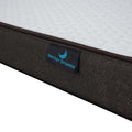 Striker Metal Bed White Lite Dual mattress king mattress tag view
