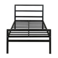 Striker Metal Bed Black Lite Dual single mattress product front image